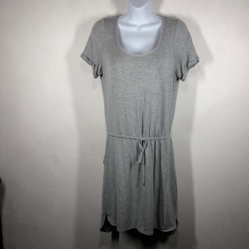 White House Black Market gray dress size small